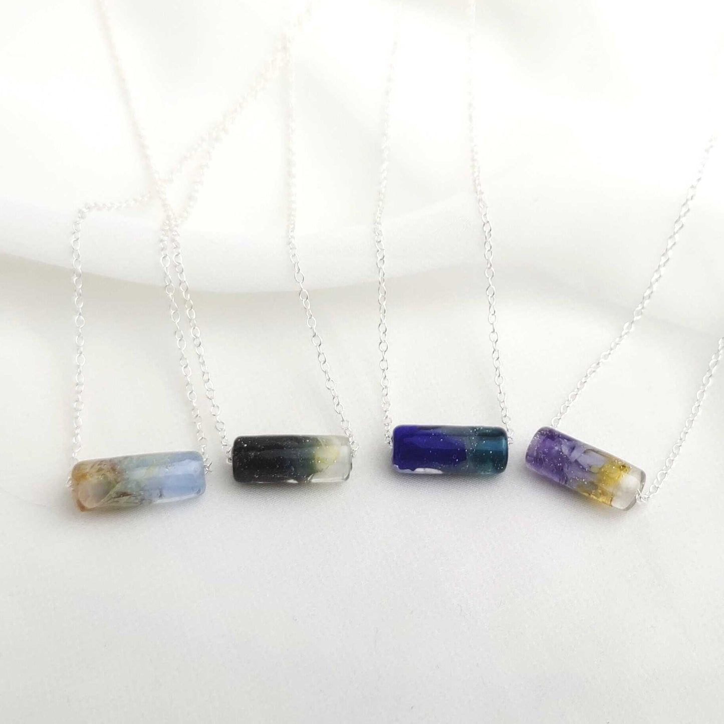 Collier en argent Bleu Nuit Etoilé