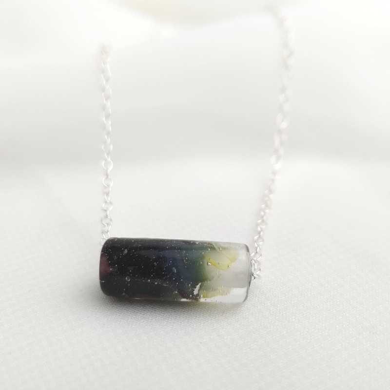 Collier pour femme en argent Nuit Galaxie