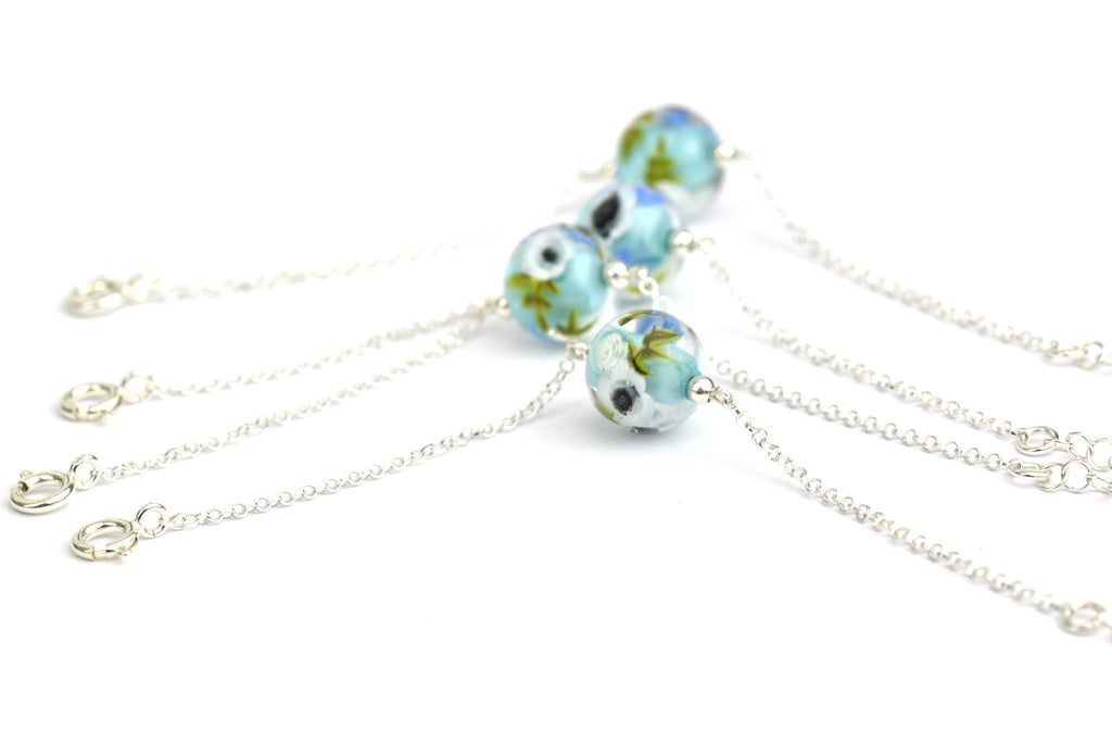 Bracelets en perles de verre artisanaux