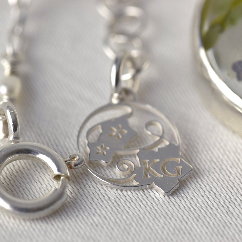 Pendentif en perles de verre artisanal