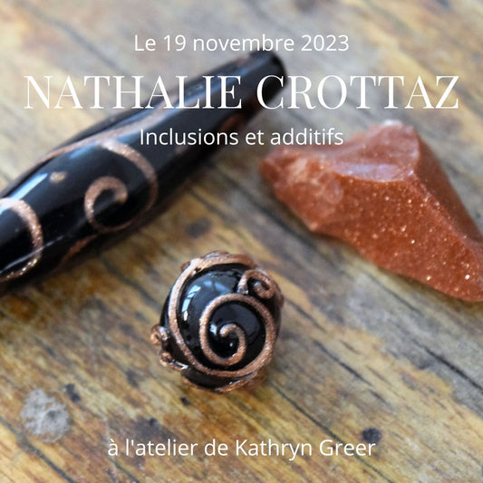 Inclusions et additifs au verre avec Nathalie Crottaz - 19 novembre 2023