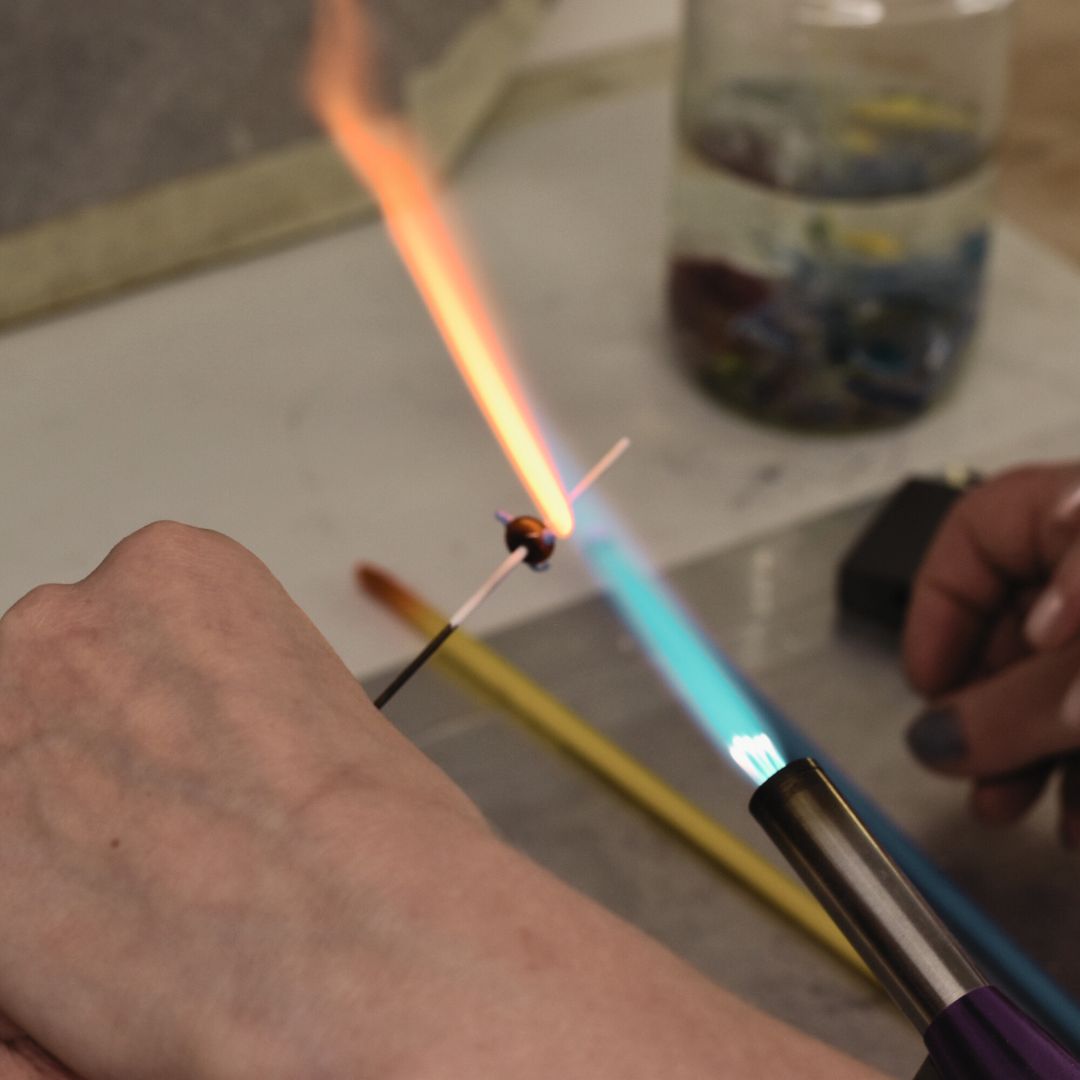 🔥 Introduction & Intermediate Techniques in Lampworked Glass Beadmaking - 2-DAY WORKSHOP with Kathryn Greer - Multiple dates available