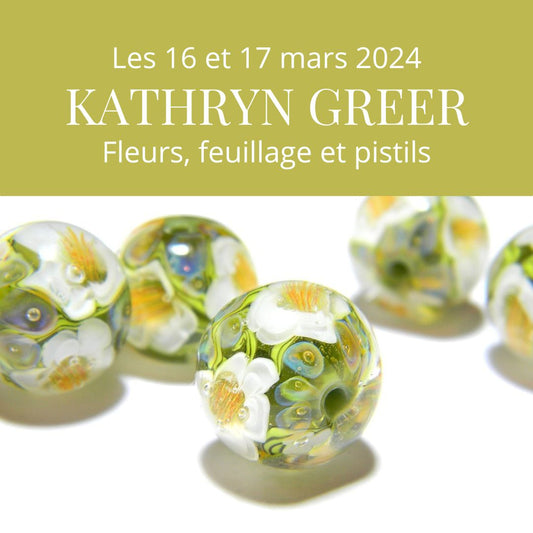 Fleurs, feuillage et pistils - STAGE 2 JOURS avec Kathryn Greer - 16 et 17 mars 2024