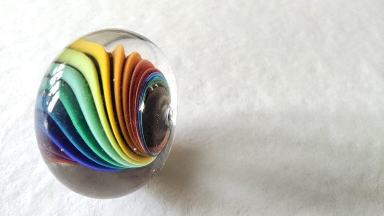 Perle de verre artisanale