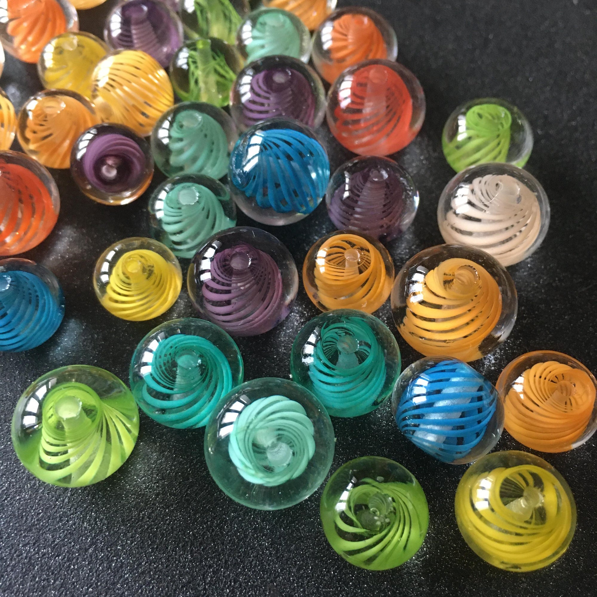 Perles de verre artisanales