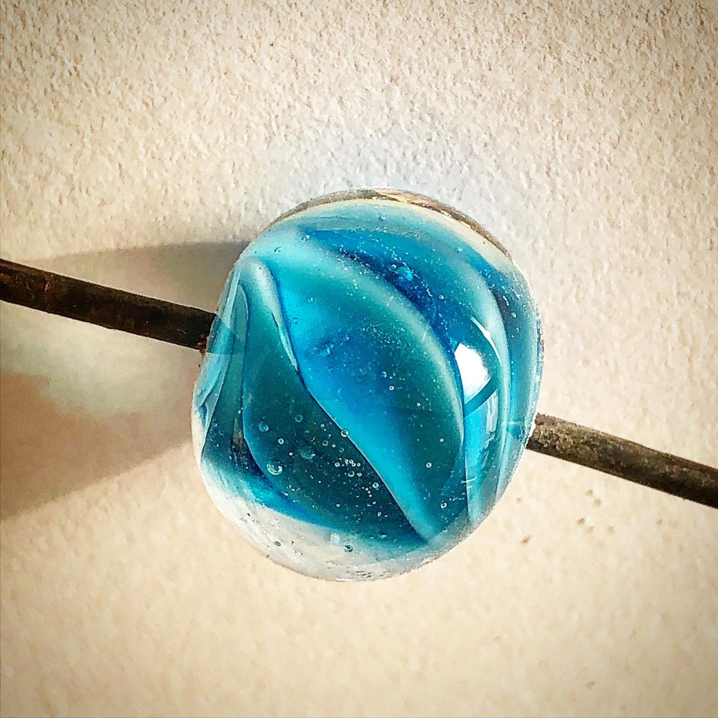 Perle de verre artisanale