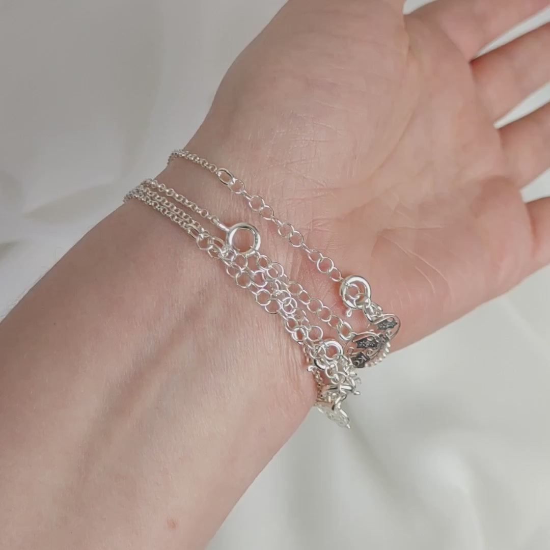 Bracelets en perles de verre artisanaux