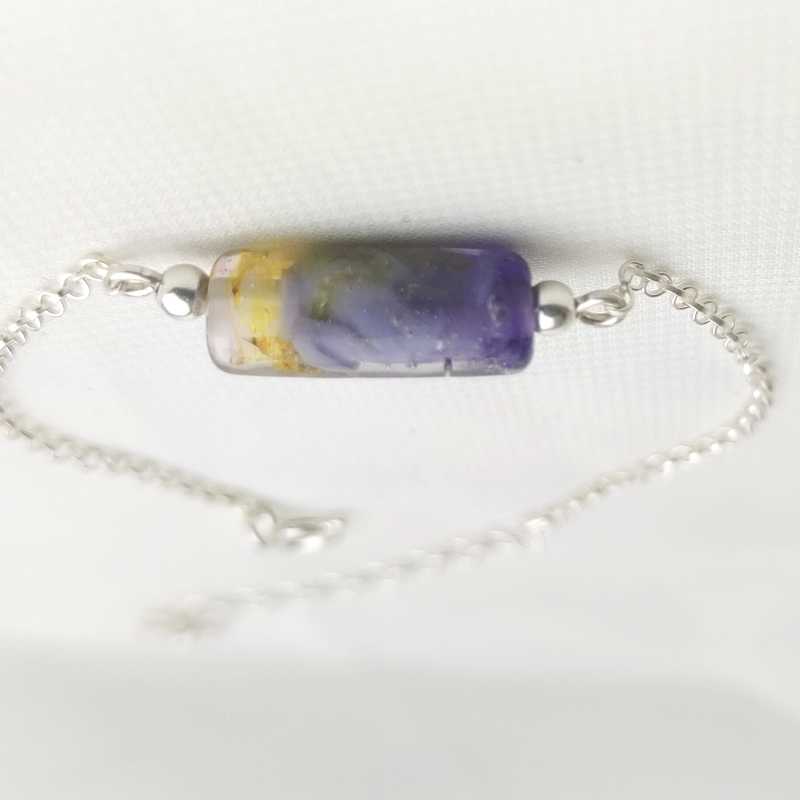 Bracelet en perles de verre artisanal